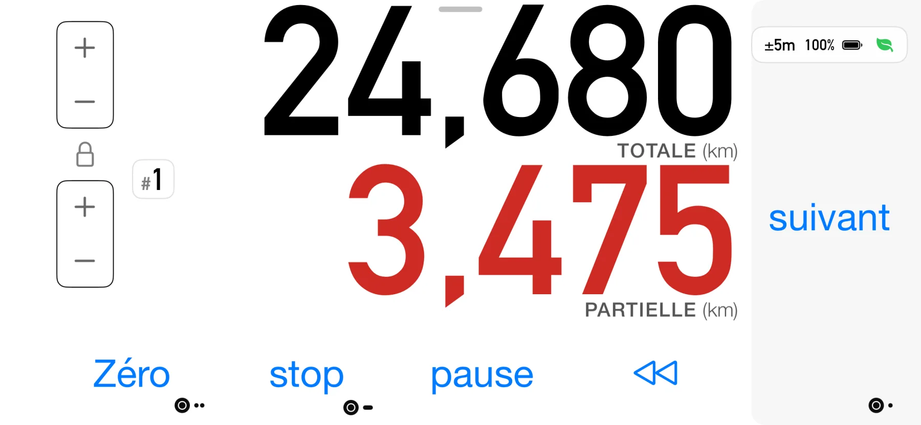 3pMaster driving dashboard on iPhone
