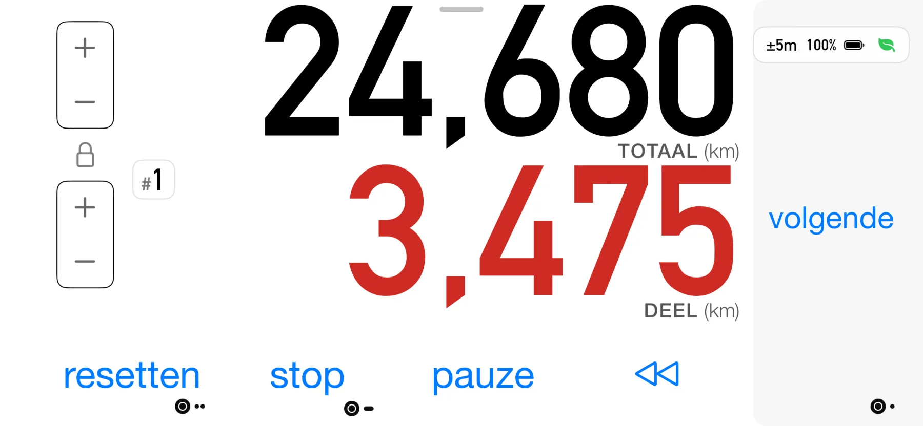 3pMaster driving dashboard on iPhone